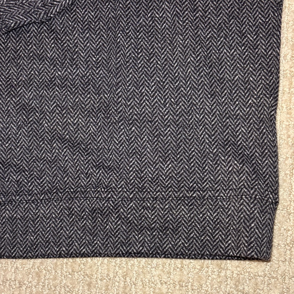 NWT Rhoback Men's Gray 1/4 Zip-Up Sweater - Picture 3 of 5